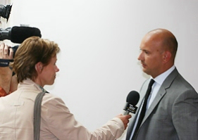 Martin Busk - her i interview med TV2/�stjylland - er ny n�stformand i �rhus Elites bestyrelse